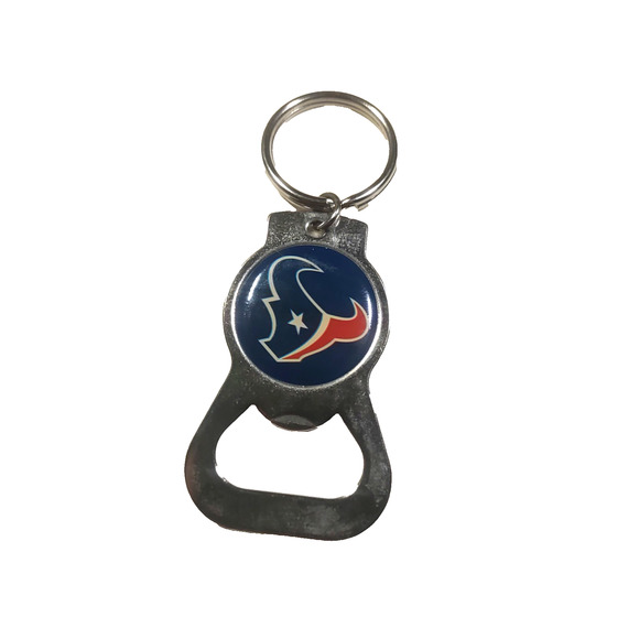 Houston Texas Bottle Opener Keychain Football Sport - Picture 1 of 3